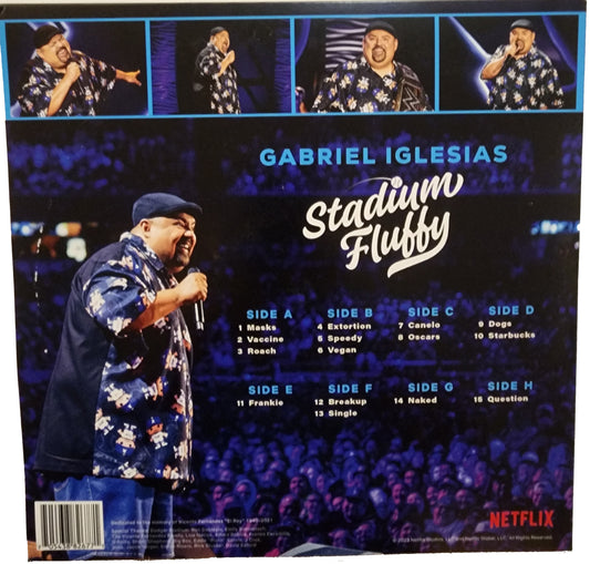Signed Gabriel Iglesias Lp Stadium Fluffy 4 LP Set